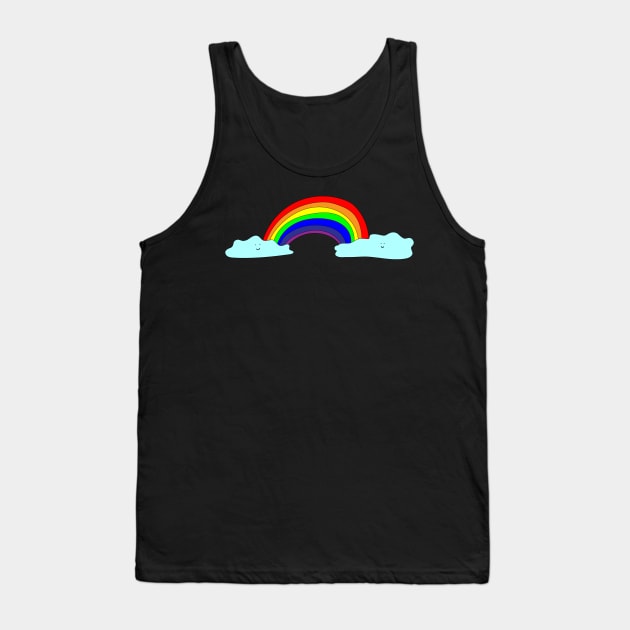 Rainbows = Happiness Tank Top by Conscious Kid Planet